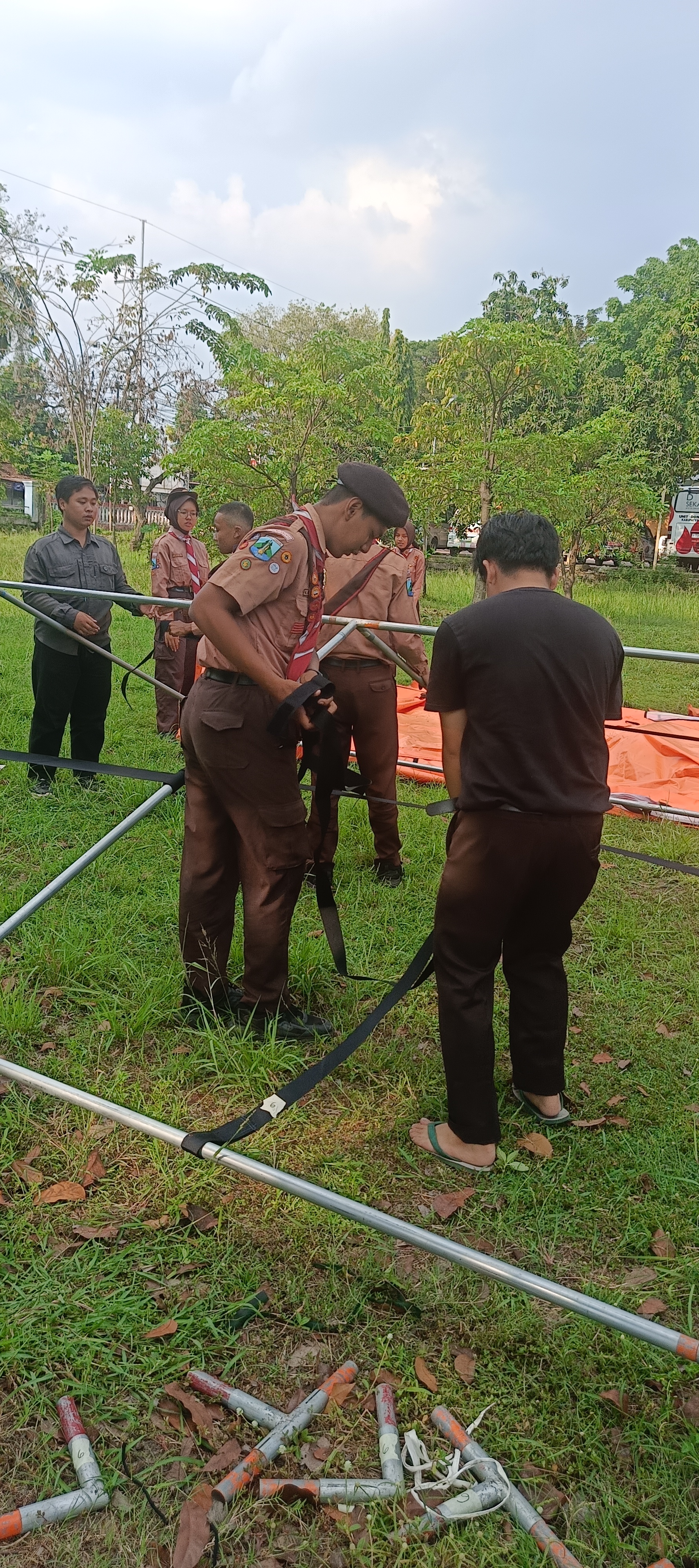 Menuju Jamnas XIITahun 2026 , Mendirikan Tenda Dan Kemah