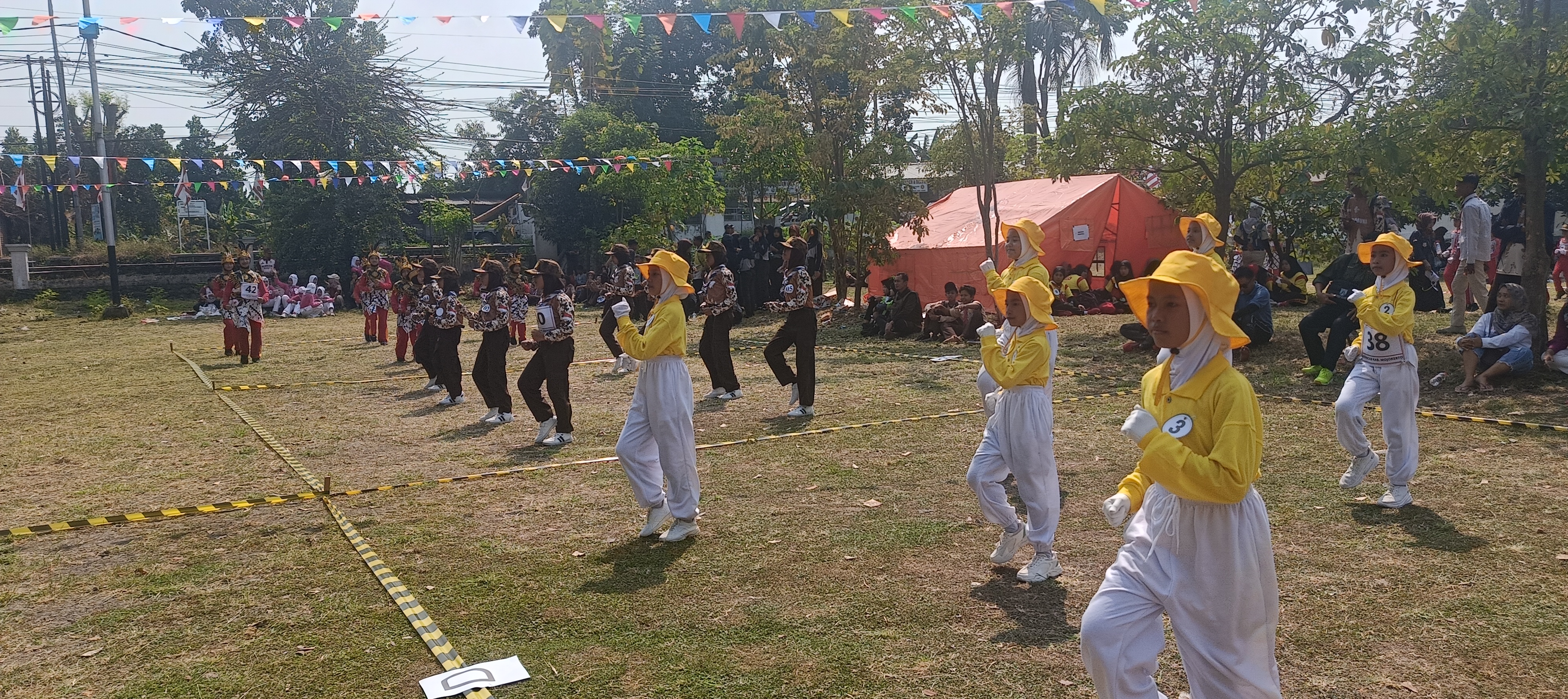 Lomba Senam Pramuka Kwarcab Mojokerto Rangkai HUT ke-65, Diikuti 157 Regu Se-Kabupaten
