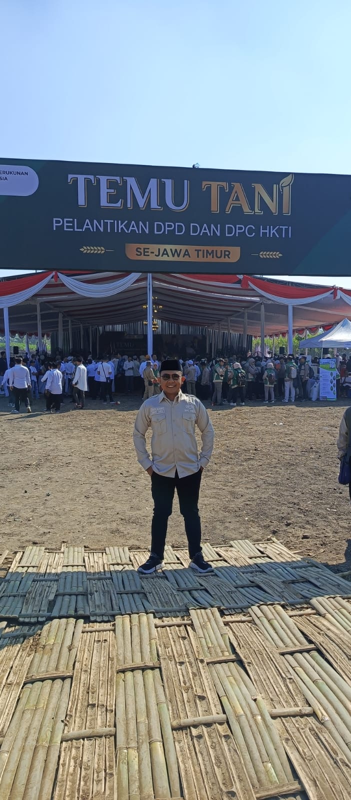 Hadiri Pelantikan HKTI Jatim, Kak Adi Tegaskan Komitmen Dukung Penuh Swasembada Pangan